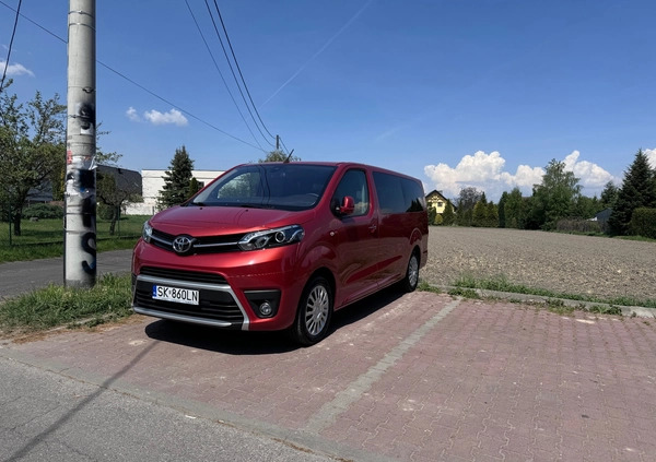 Toyota ProAce cena 107000 przebieg: 221000, rok produkcji 2017 z Tychy małe 79
